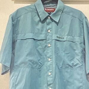 Simms Blue Short Sleeve Shirt